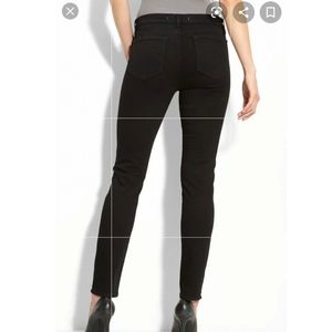 J Brand espresso velour skinny jeans